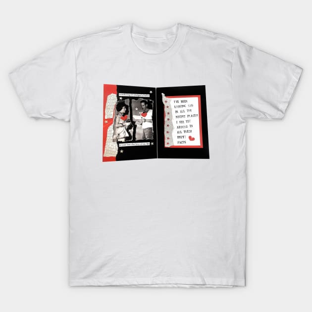 wondering if I dodged a bullet or just lost the love of my life journal spread T-Shirt by treacherousxhope